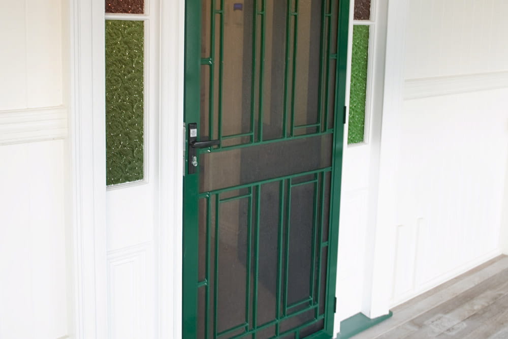 Green Heritage security front door
