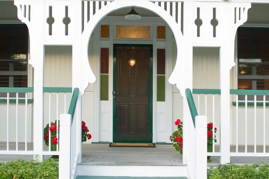 Green Heritage security front door