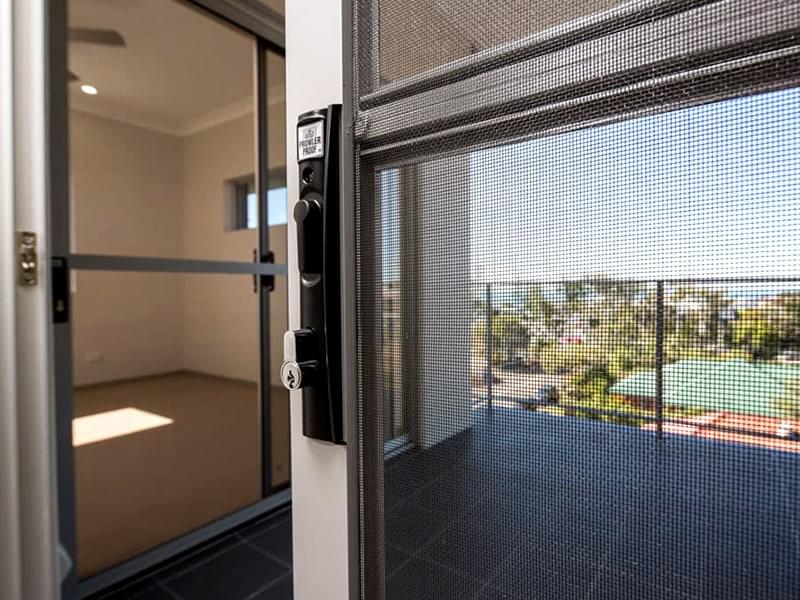 Close up of Prowler Proof Fly Screen door mesh